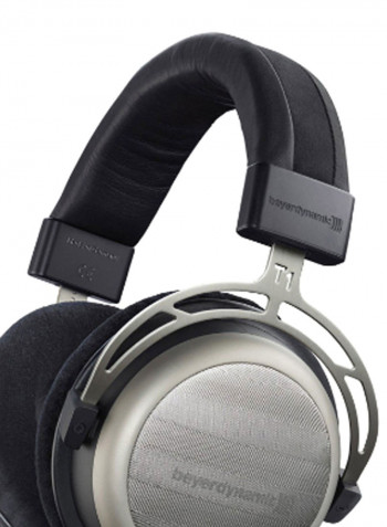 T 1 Portable 2nd Generation Tesla Headphone Black/Grey