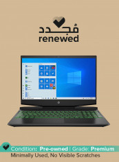 Renewed - Pavilion 15-dk0096wm (2020) Gaming Laptop With 15.6-Inch Display, Intel Core i5 Processor/10th Gen/16GB RAM/512GB SSD/4GB Nvidia Geforce GTX 1650 Graphics Black
