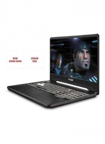 TUF FX505DT Gaming Laptop With 15.6-Inch Display, Ryzen 5 Processor/8GB RAM/256GB SSD/4GB NVIDIA GeForce GTX 1650 Graphic Card Black