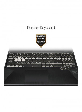 TUF FX505DT Gaming Laptop With 15.6-Inch Display, Ryzen 5 Processor/8GB RAM/256GB SSD/4GB NVIDIA GeForce GTX 1650 Graphic Card Black