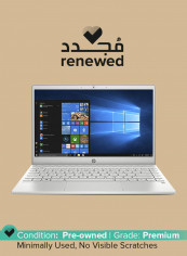 Renewed - Pavilion 13-an0007ne (2020) Laptop, With 13 Inch Display, Intel Core i7 Processor/10th Gen/8GB RAM/256GB SSD/Intel UHD Graphics With English/Arabic Keyboard Silver