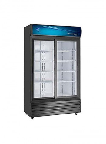 Showcase Chiller With Tempered Glass Self Closing Doors 1200 l 750 W WPSN-12017T2 Black