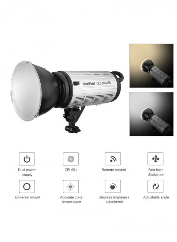 LED-2000B II Photography LED Video Fill-In Light CRI 95+ Silver