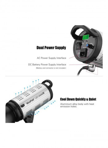 LED Video Light Lamp White/Black