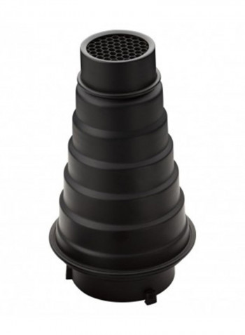 Snoot with honeycomb Black