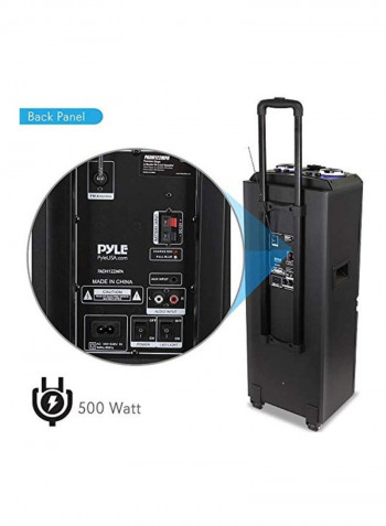 Wireless Portable PA Speaker System Black