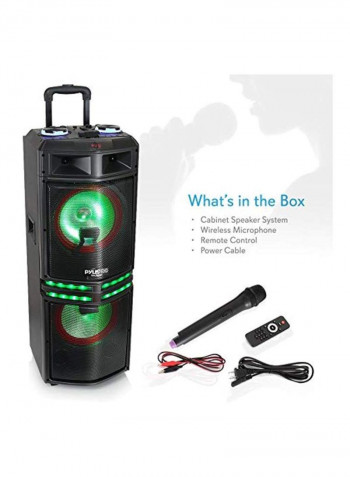 Wireless Portable PA Speaker System Black