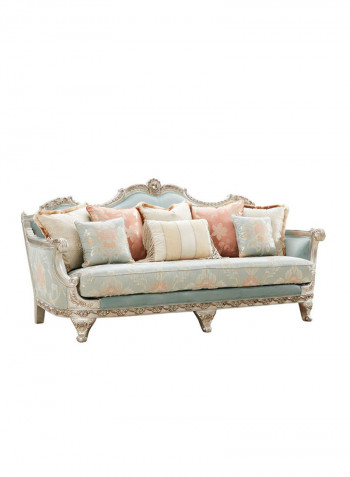 3 Seater Hamilton Fabric Sofa Multicolour 230x105x112cm