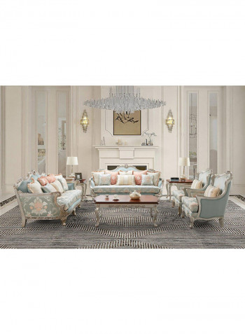 3 Seater Hamilton Fabric Sofa Multicolour 230x105x112cm