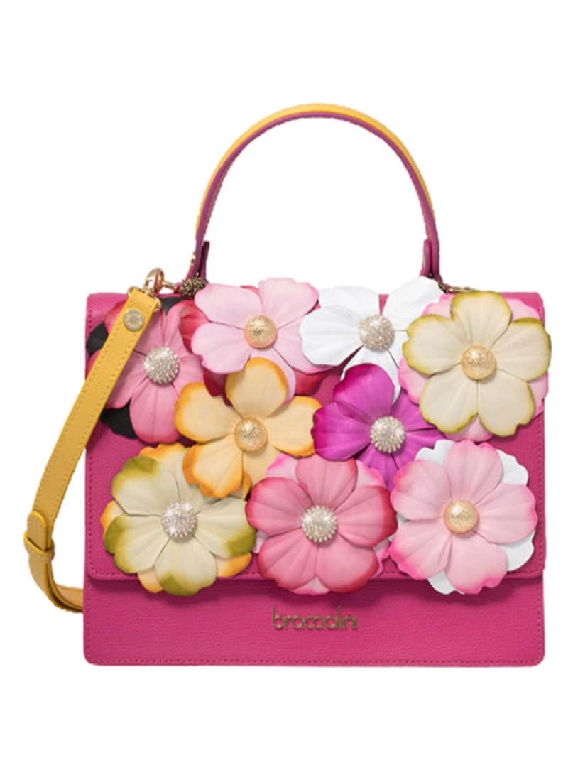 Penelope Floral Detail Shoulder Bag Multicolour