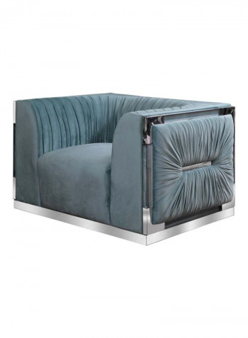 Brightbeats Single Seater Sofa Green 120x75x90centimeter