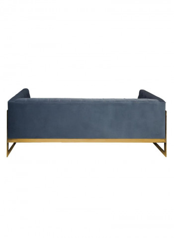 Lifespan Three Seater Sofa Dark Blue/Gold