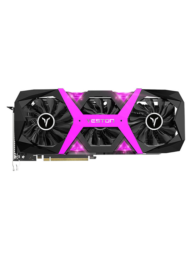 Radeon Gaming Graphics Card 8GB Black/Pink