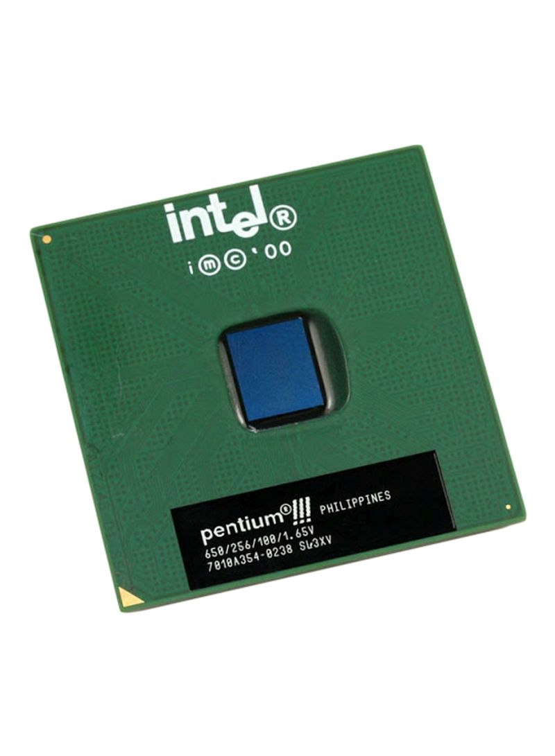 Pentium III Processor Blue/Silver