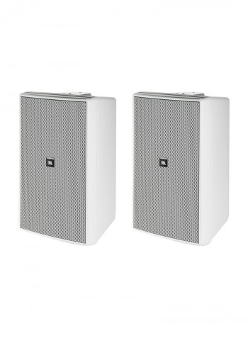 2-Piece Three-Way High Output Monitor Speaker CONTROL30-WH White