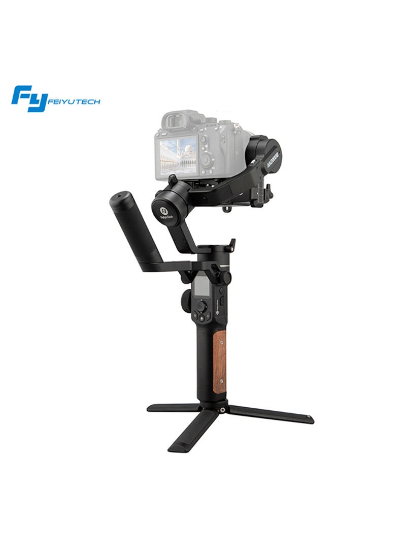 AK2000S 3-Axis Handheld Gimbal Stabilizer Black