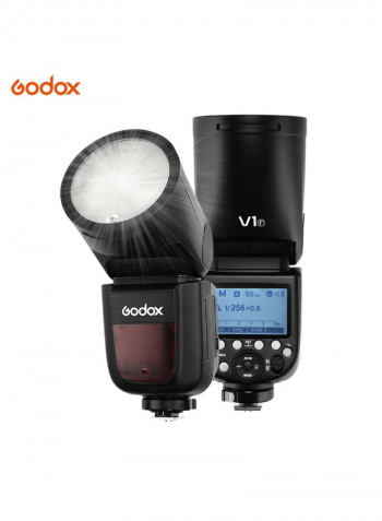V1F Professional Camera Flash Speedlite Light Black
