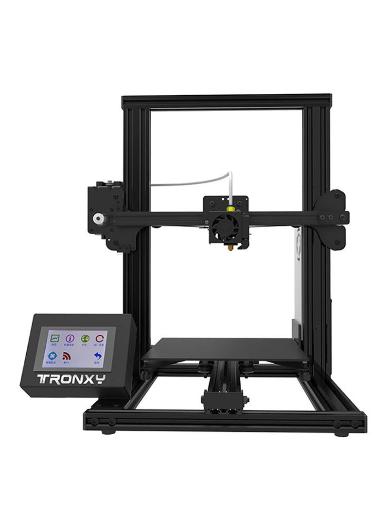 High Precision Desktop 3D Printer with Heatbed Touch Screen 220 x 220 x 210millimeter Black