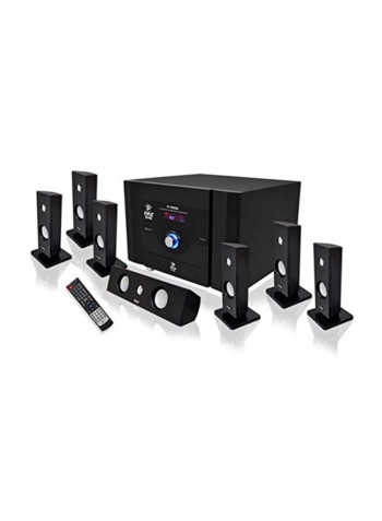 7.1 Channel Home Theater System With Satellite Speakers PT798SBA Black