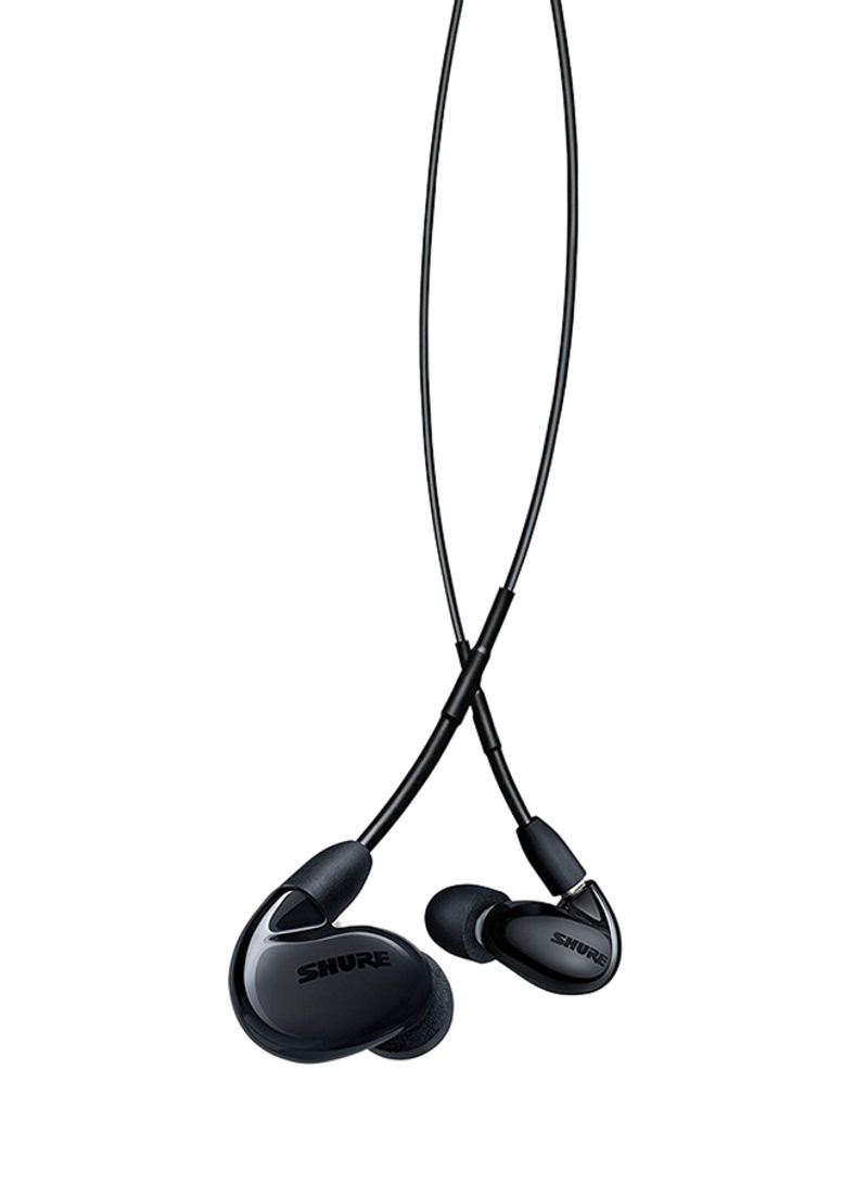 SE846 Sound Isolating Earphones With 3.5mm Cable, Remote And Mic Black
