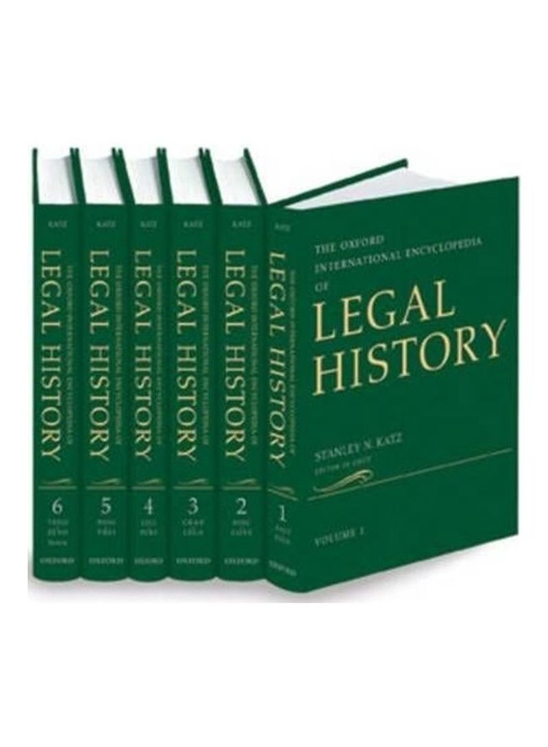 The Oxford International Encyclopedia Of Legal History (Set Of 6) Hardcover English by Stanley N. Katz