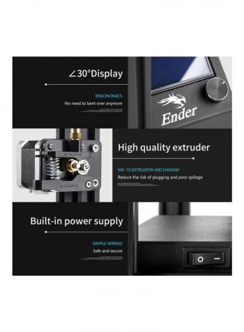Ender-5 High Precision 3D Printer DIY Kit Black
