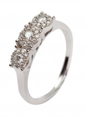 18k Gold 0.3 Carat Diamond Illusion 3 Head Small Promise Ring reviews 18k Gold 0.3 Carat Diamond Illusion 3 Head Small Promise Ring