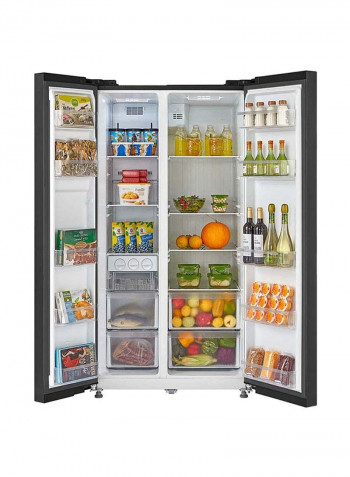 Side By Side Refrigerator 700 l 580 W BS702GKAE Black