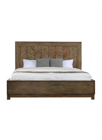 Reynolds King Bed Brown 180X200cm