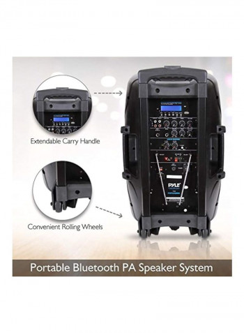 Portable Bluetooth PA Speaker System PPHP1235WMU Black
