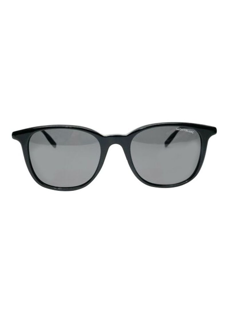 Men's Wayfarer Shaped Sunglasses - Lens Size: 52 mm