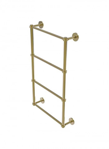 Prestige Skyline Collection 4 Tier Ladder Towel Bar Gold 30inch