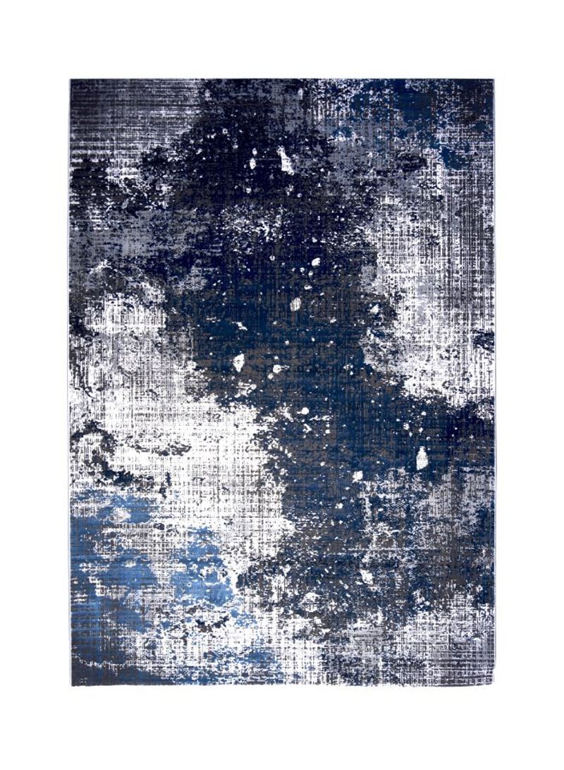 Picasso Collection Contemporary Area Rug Grey/Blue/Black 400x300centimeter