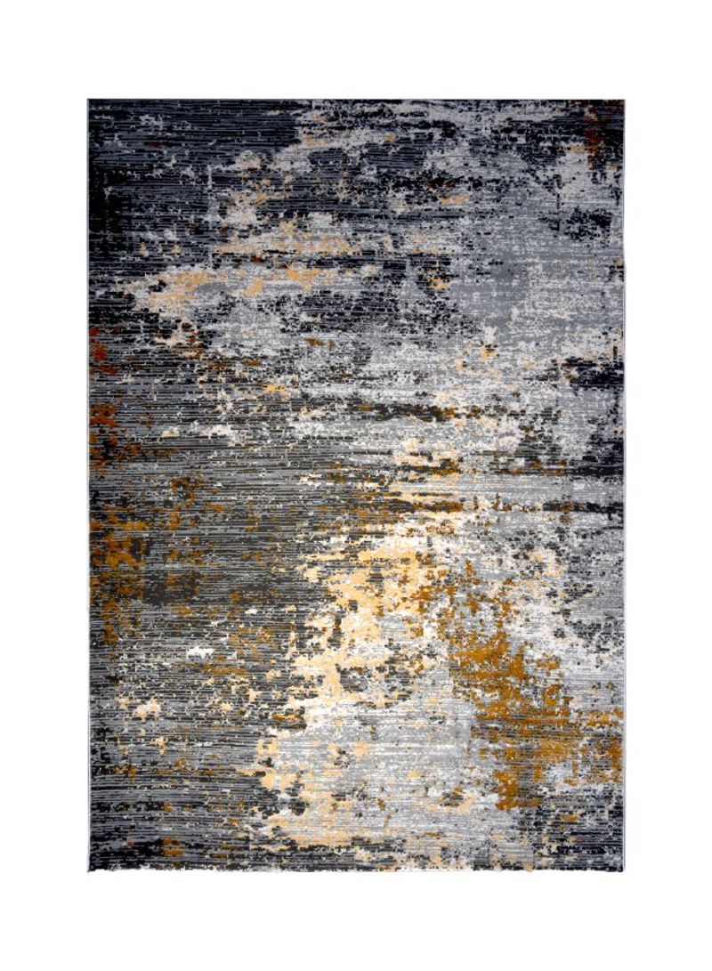 Picasso Collection Polypropylene Area Rug Grey/Biege/Black 300x400centimeter