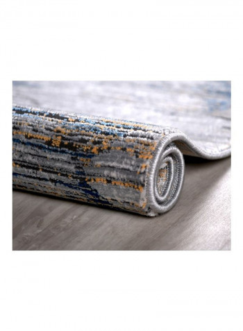Picasso Collection Polypropylene Contemporary Area Rug Grey/Blue/Yellow 300x400centimeter