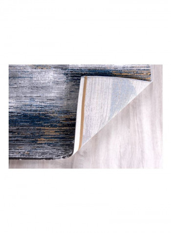 Picasso Collection Polypropylene Contemporary Area Rug Grey/Blue/Yellow 300x400centimeter