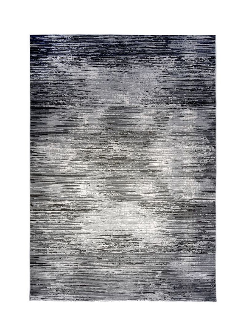 Picasso Collection Contemporary Area Rug Black/White/Grey 300x400centimeter