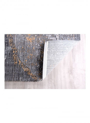 Picasso Collection Contemporary Area Rug Grey/White/Yellow 400x300centimeter