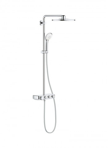 Euphoria Smartcontrol System 310 Cube Duo Shower System Set Silver