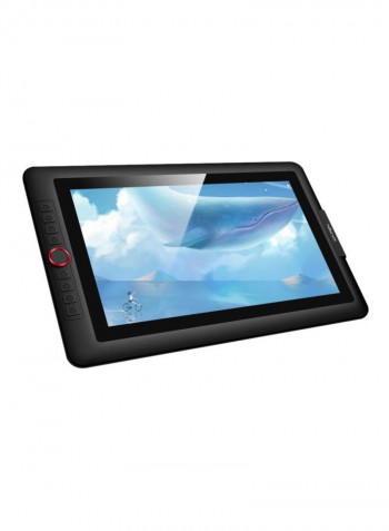 Digital Graphics Drawing Tablet With Stylus Pen Black