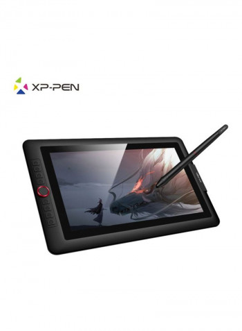 Digital Graphics Drawing Tablet With Stylus Pen Black