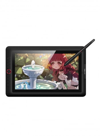 Digital Graphics Drawing Tablet With Stylus Pen Black
