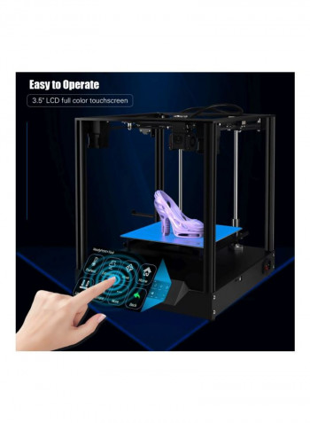 Sapphire Pro Corexy 3D Printer Kit Black/Blue/Silver