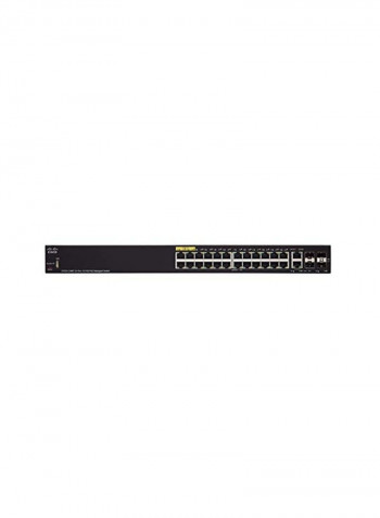 24-Port Gigabit Network Switch Black