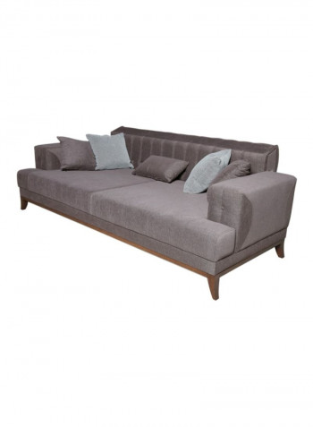 Alabama 3-Seater Sofa brown 224 x 117 x 85cm