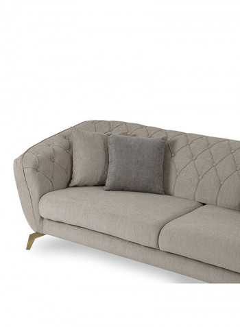 Astro 3-Seater Sofa Beige 230x80x100cm
