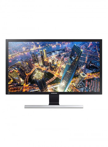 شاشة مقاس 28 بوصة بدقة 4K فائقة الوضوح أسود