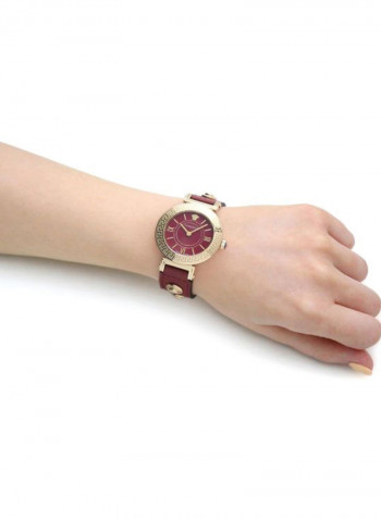 Women's Tribute Water Resistance Leather Analog Watch VEVG00620