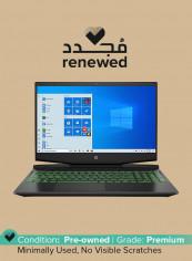 Renewed - Pavilion 15-dk0096wm (2020) Gaming Laptop With 15.6-Inch Display, Intel Core i5 Processor/10th Gen/8GB RAM/256GB SSD/4GB Nvidia Geforce GTX 1650 Graphics Black