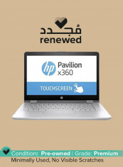 Renewed - Pavilion X360 14-dh1036ne Laptop With 14-Inch Multitouch Display, Intel Core i5 Processor/10th Gen/16GB RAM/512GB SSD/2GB Nvidia GeForce MX130 Series Graphics Silver